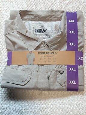 Eddie Bauer Short-Sleeve Collared Shirt